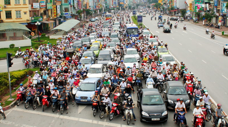 απαγόρευση μοτοσυκλετών στο Hanoi του Βιετνάμ από το 2030