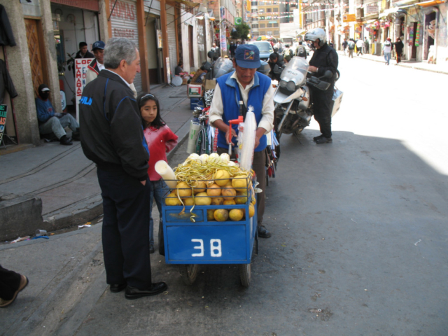 Bolivia - La Paz street